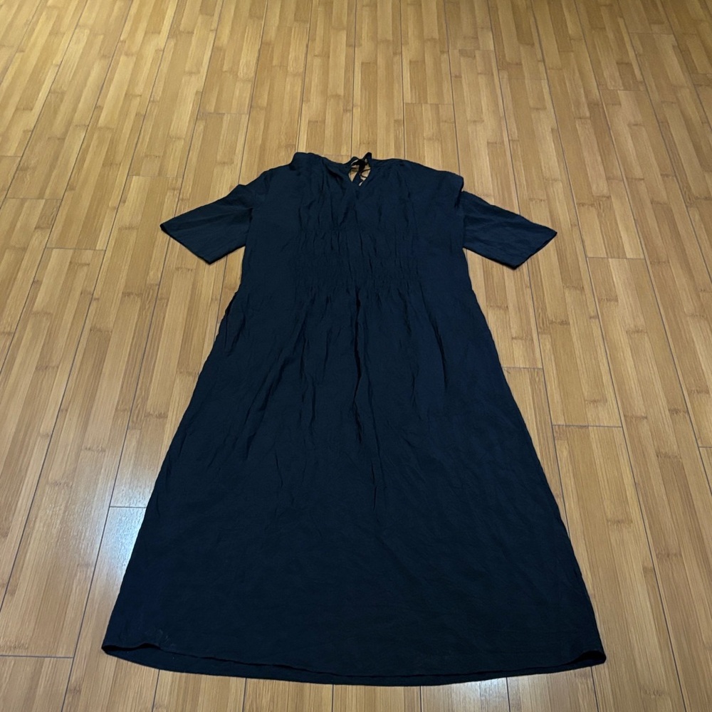 Zara Classic Black Midi Dress